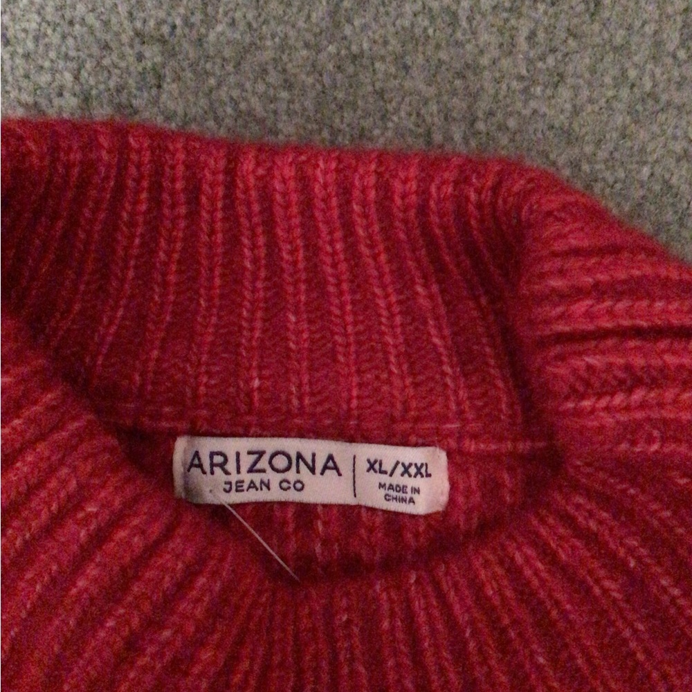 NWT Arizona Red Fairisle Cropped Sweater - Picture 5 of 6